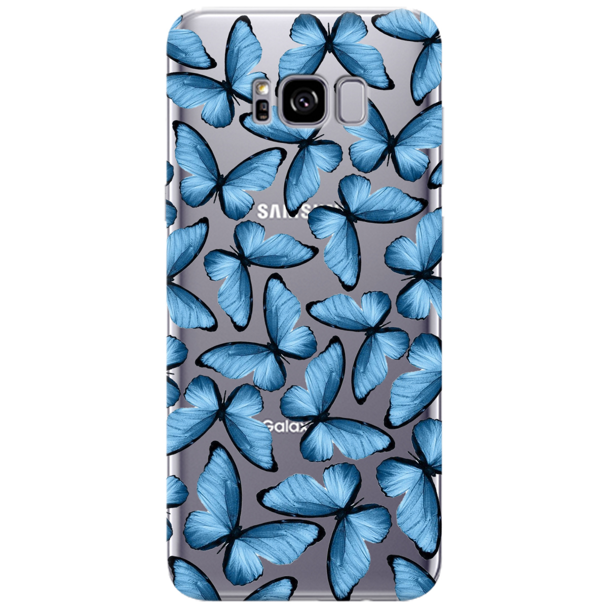 Чехол для Samsung Galaxy S8 Plus Blue wings - фото 1 - Чехлы для телефонов