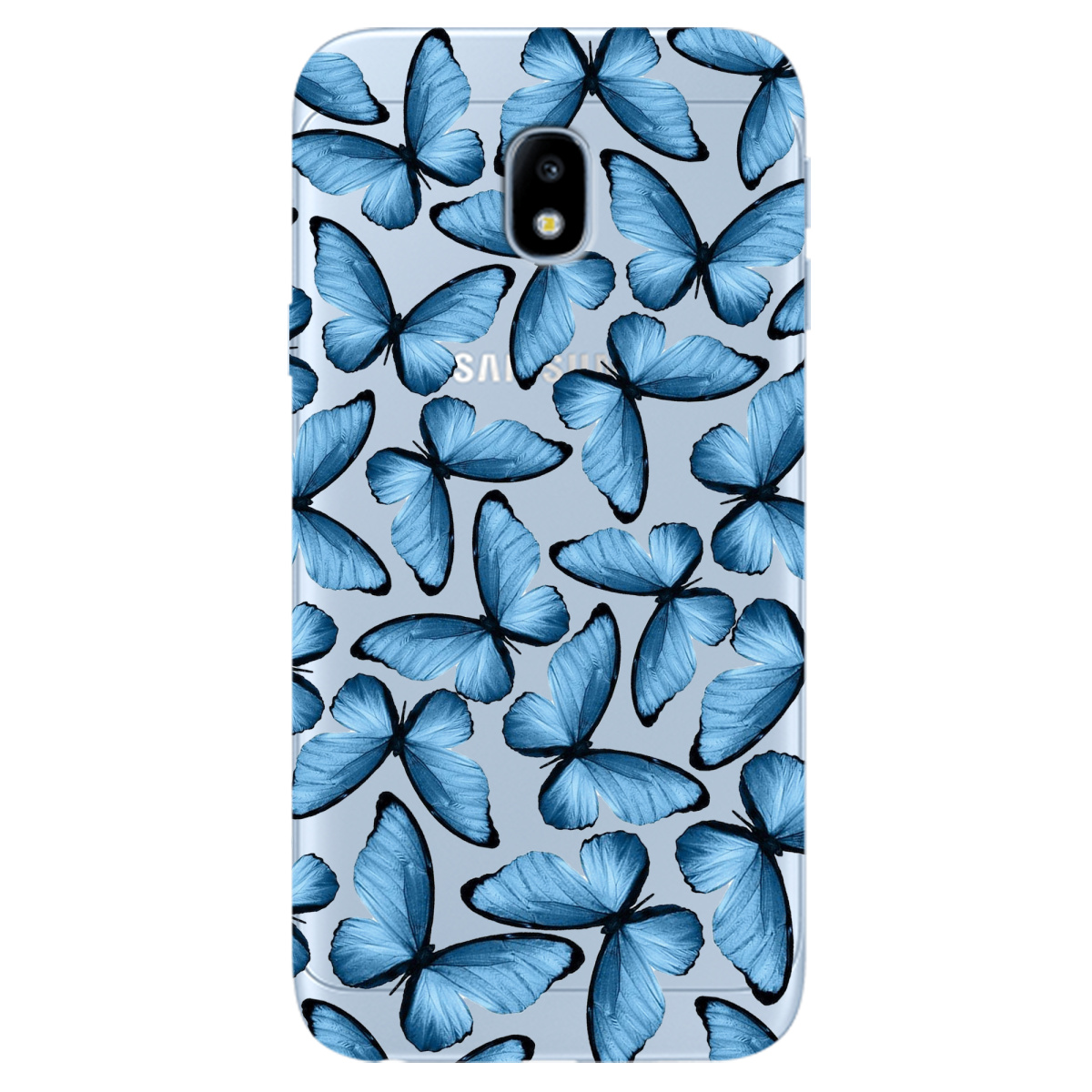 Чехол для Samsung Galaxy J3 2017 Blue wings - фото 1 - Чехлы для телефонов