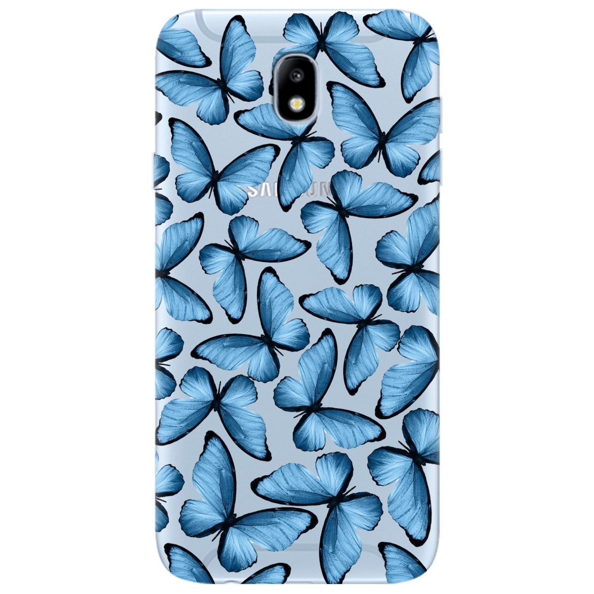 Чехол для Samsung Galaxy J7 2017 Blue wings - фото 1 - Чехлы для телефонов