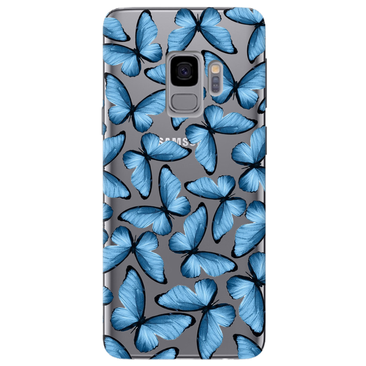 Чохол для Samsung Galaxy S9 Blue wings - фото 1 - Чохли для телефонів
