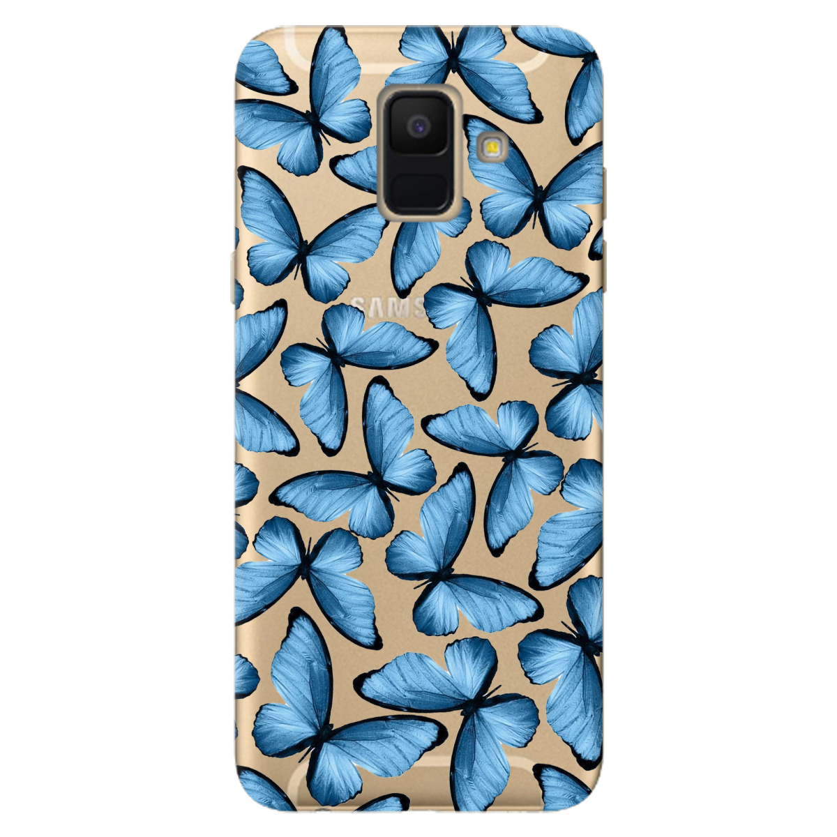 Чохол для Samsung Galaxy A6 2018 Blue wings - фото 1 - Чохли для телефонів