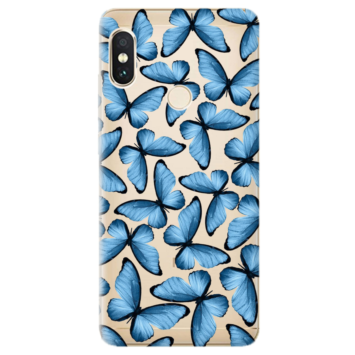 Чехол для Xiaomi Redmi Note 5 Blue wings - фото 1 - Чехлы для телефонов