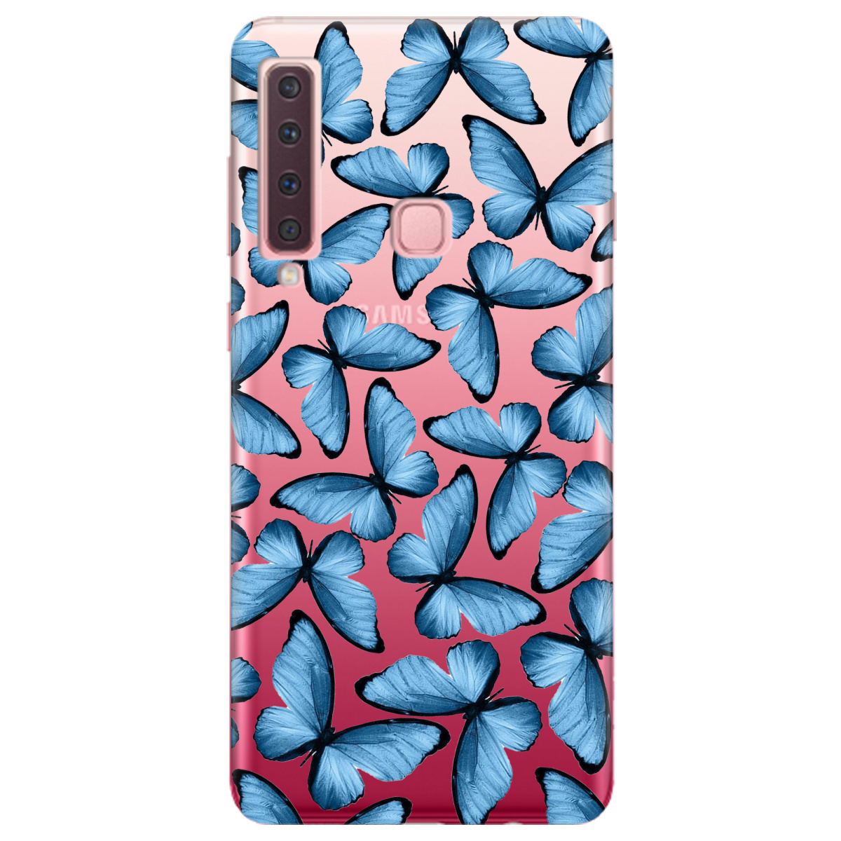 Чохол для Samsung Galaxy A9 2018 Blue wings - фото 1 Чохол для Samsung Galaxy A9 2018 Blue wings - фото 1 - Чохли для телефонів