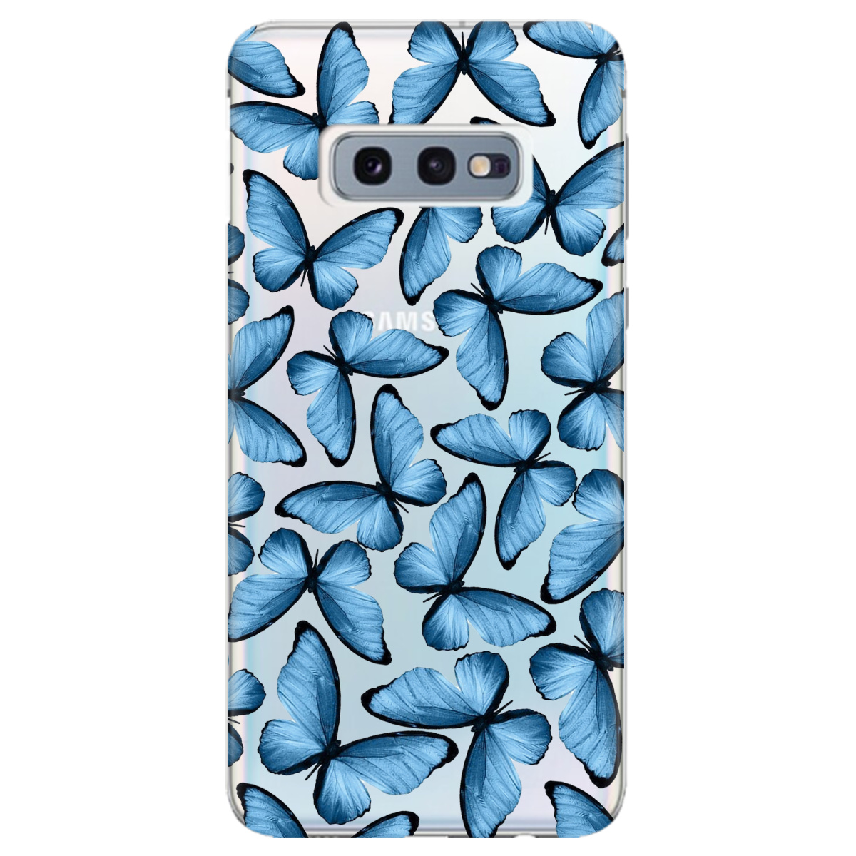 Чехол для Samsung Galaxy S10e Blue wings - фото 1 Чехол для Samsung Galaxy S10e Blue wings - фото 1 - Чехлы для телефонов