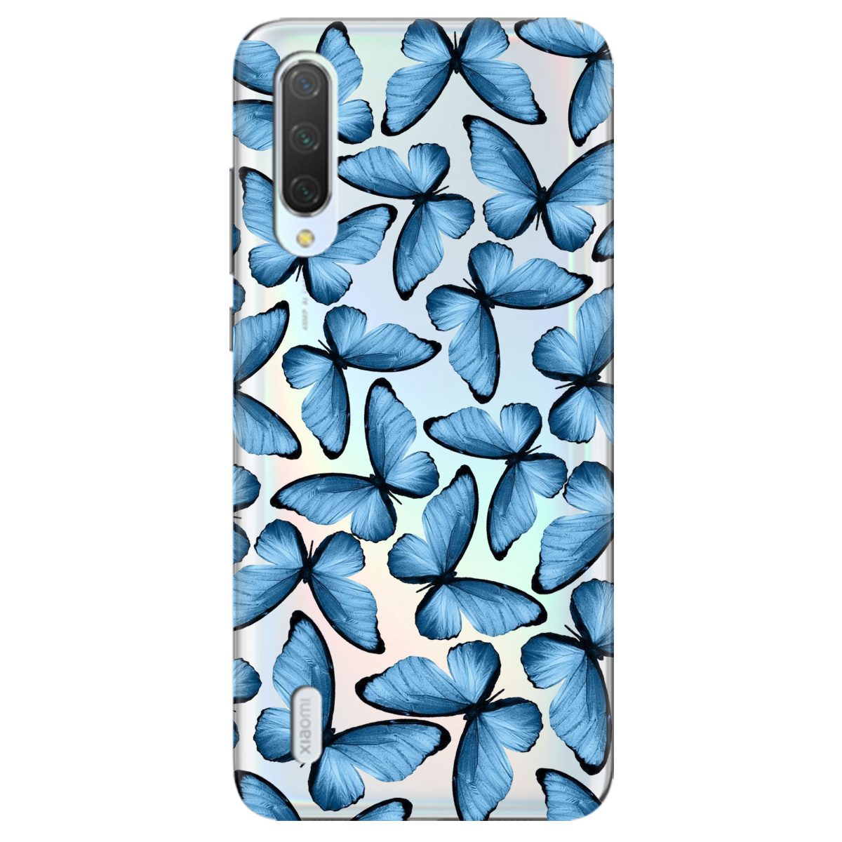 Чехол для Xiaomi Mi 9 Lite Blue wings - фото 1 - Чехлы для телефонов