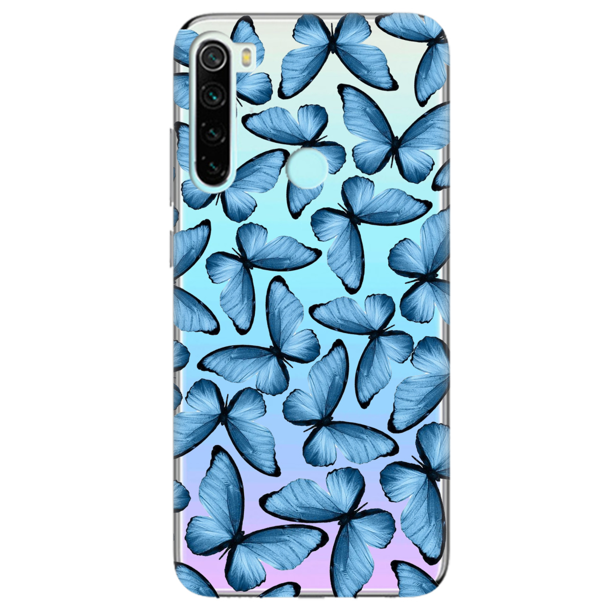 Чехол для Xiaomi Redmi Note 8 Blue wings - фото 1 Чехол для Xiaomi Redmi Note 8 Blue wings - фото 1 - Чехлы для телефонов