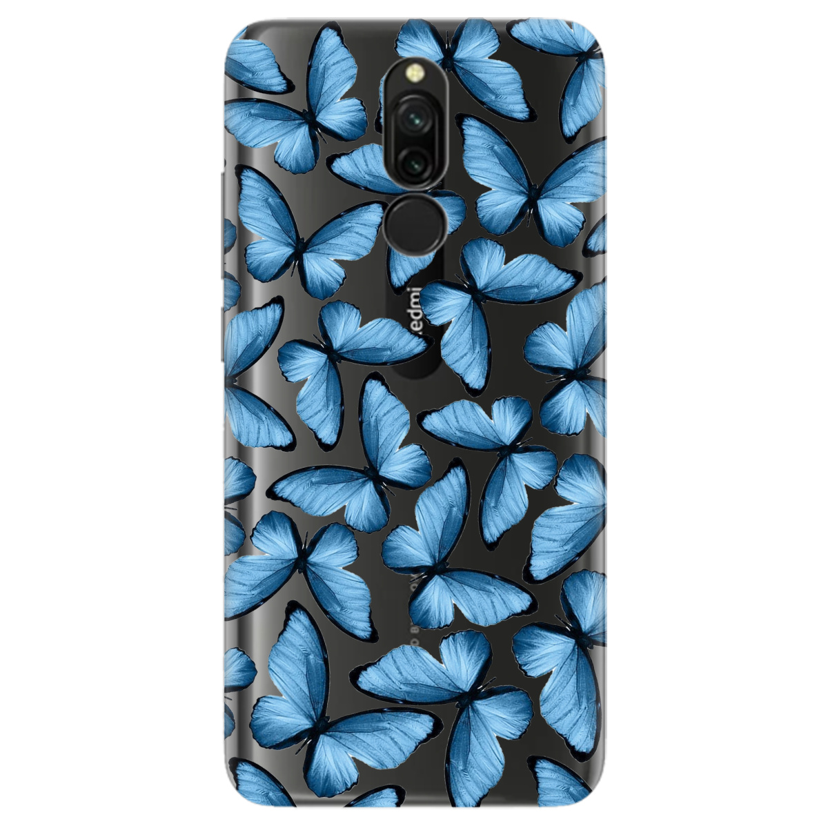 Чехол для Xiaomi Redmi 8 Blue wings - фото 1 - Чехлы для телефонов