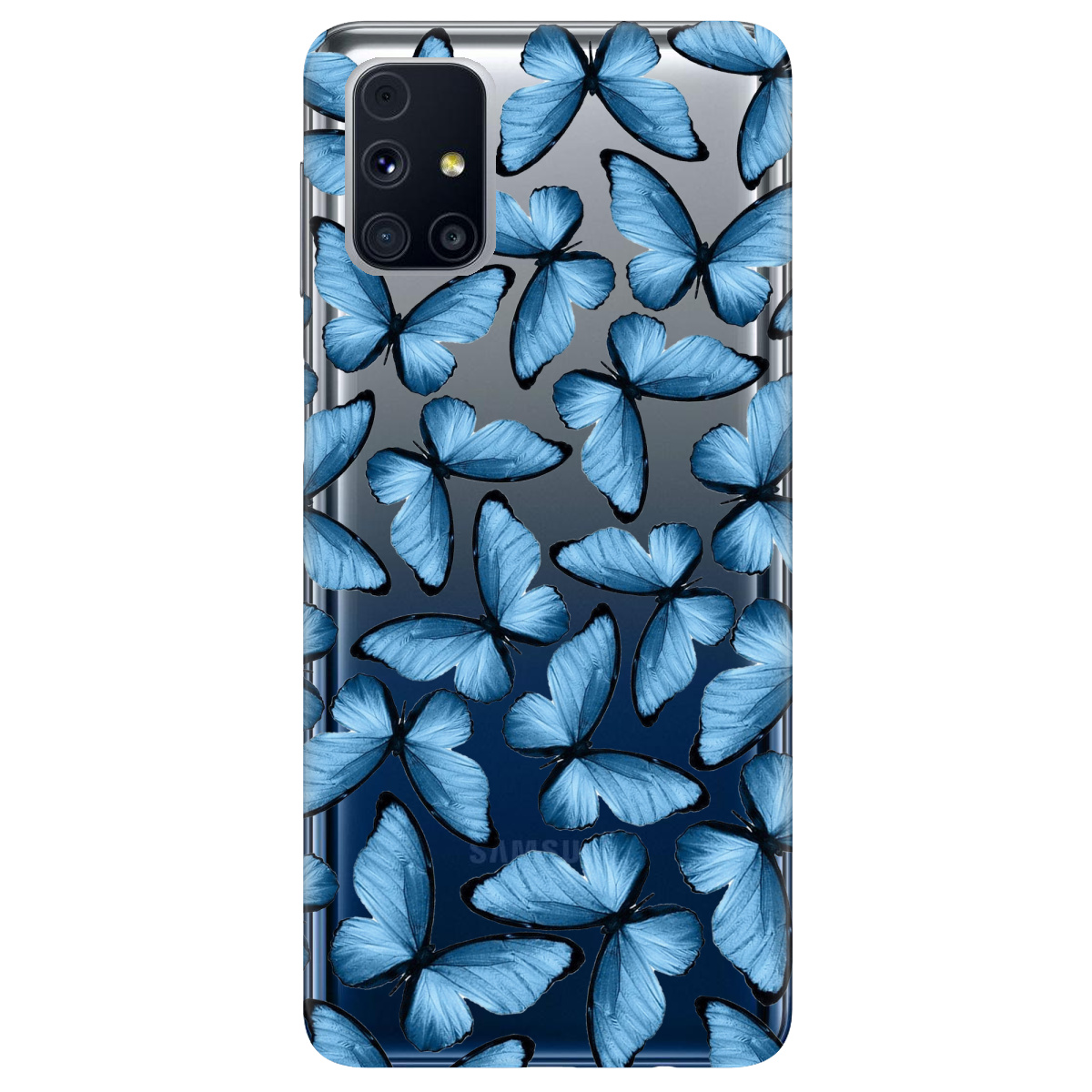 Чохол для Samsung Galaxy M31s Blue wings - фото 1 Чохол для Samsung Galaxy M31s Blue wings - фото 1 - Чохли для телефонів
