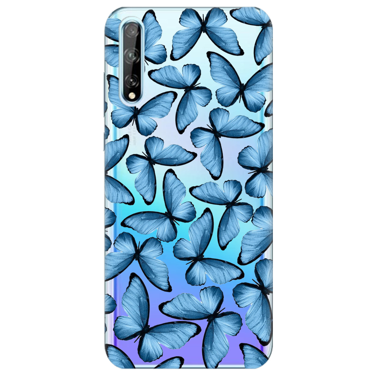 Чехол для Huawei P Smart S Blue wings - фото 1 - Чехлы для телефонов