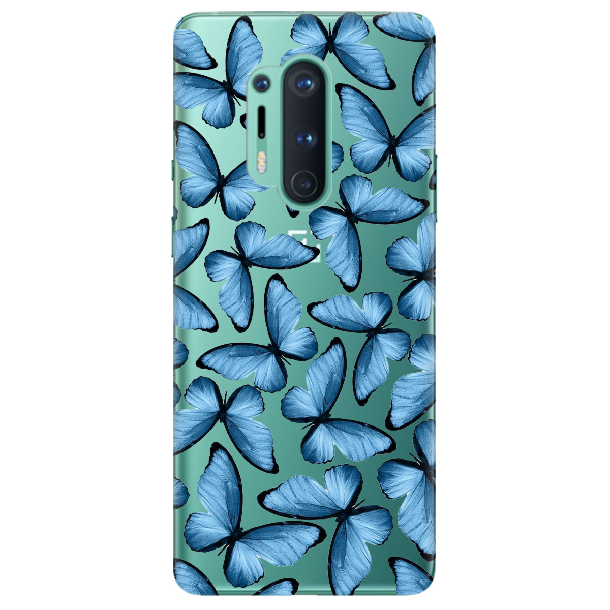 Чохол для OnePlus 8 Pro Blue wings - фото 1 Чохол для OnePlus 8 Pro Blue wings - фото 1 - Чохли для телефонів