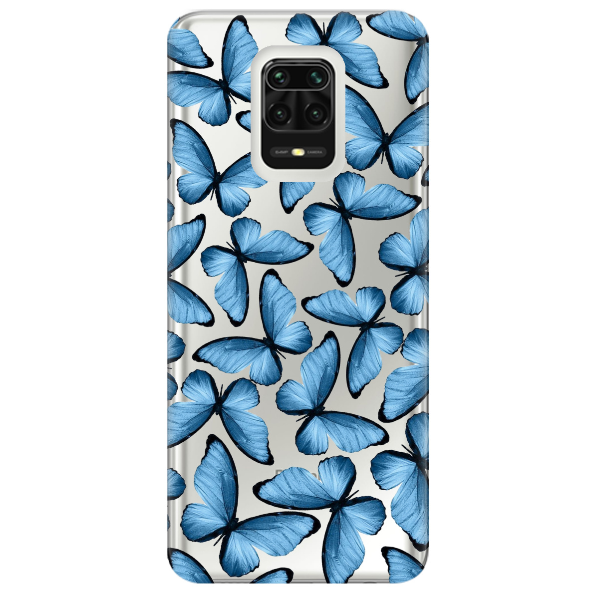 Чохол для Xiaomi Redmi Note 9 Pro Blue wings - фото 1 - Чохли для телефонів