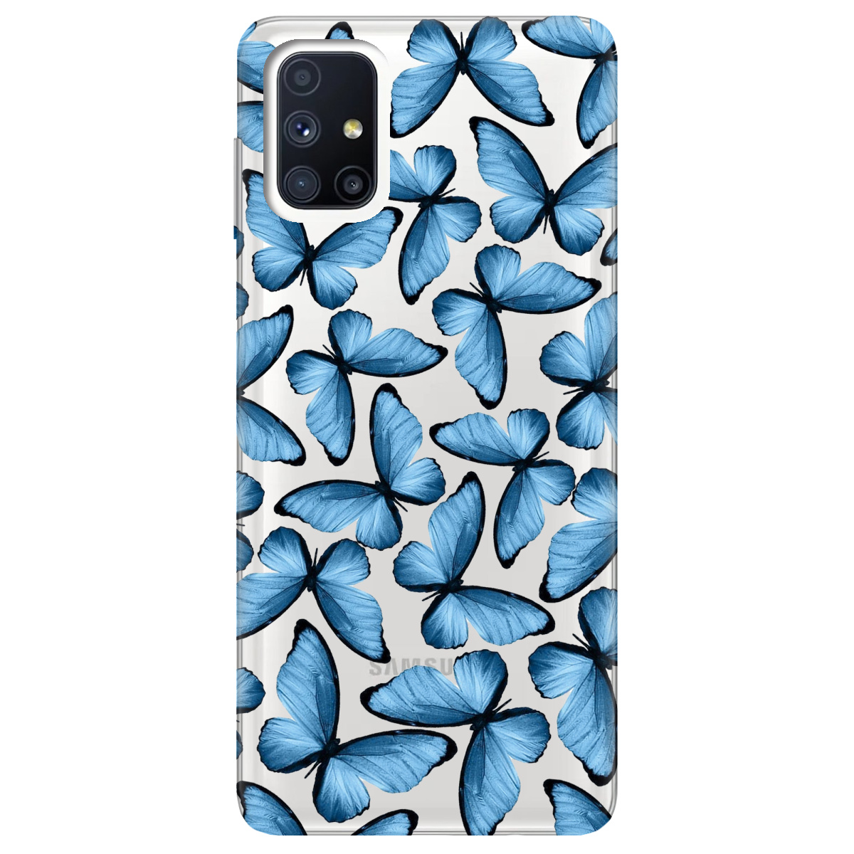 Чехол для Samsung Galaxy M51 Blue wings - фото 1 - Чехлы для телефонов