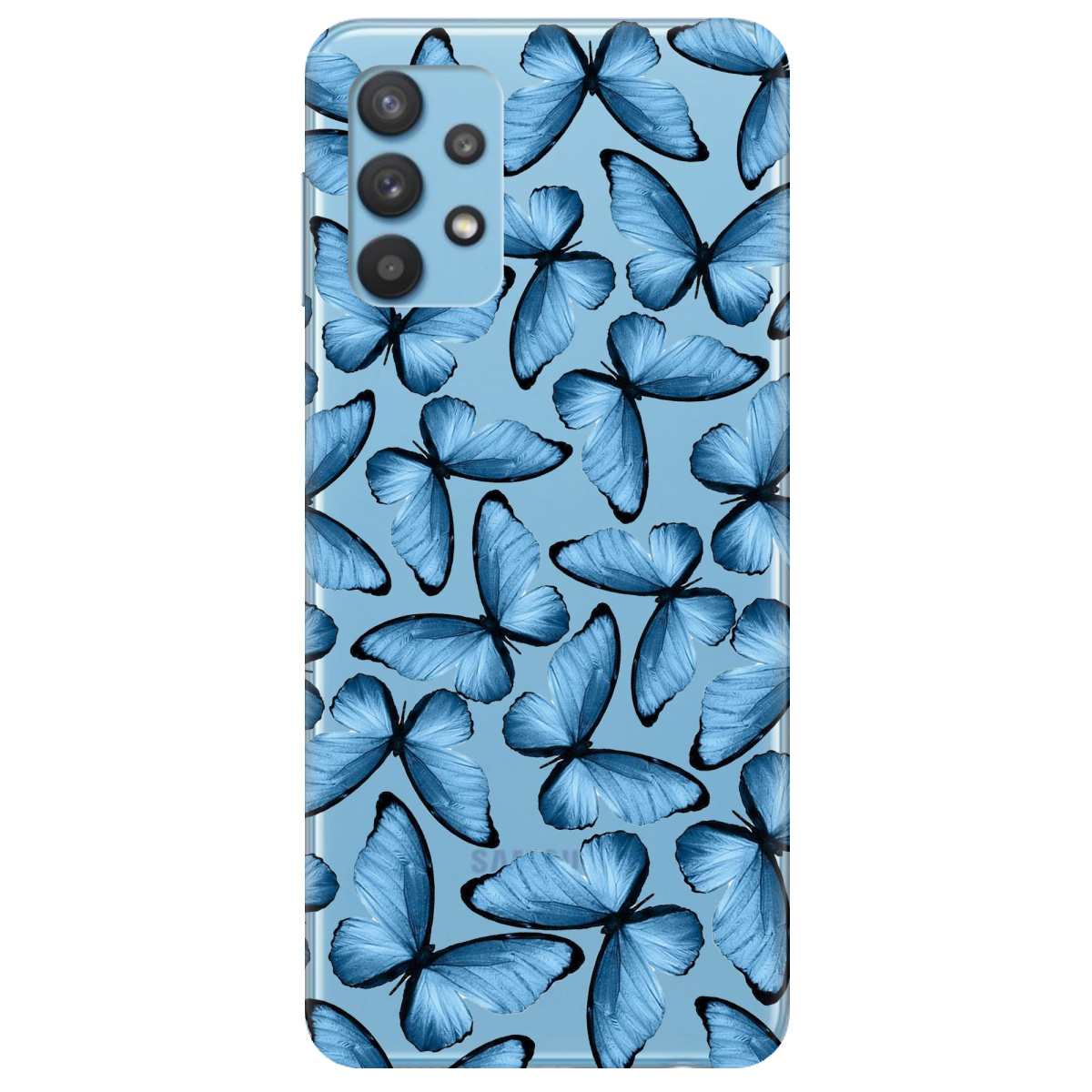 Чохол для Samsung Galaxy A32 4G Blue wings - фото 1 - Чохли для телефонів