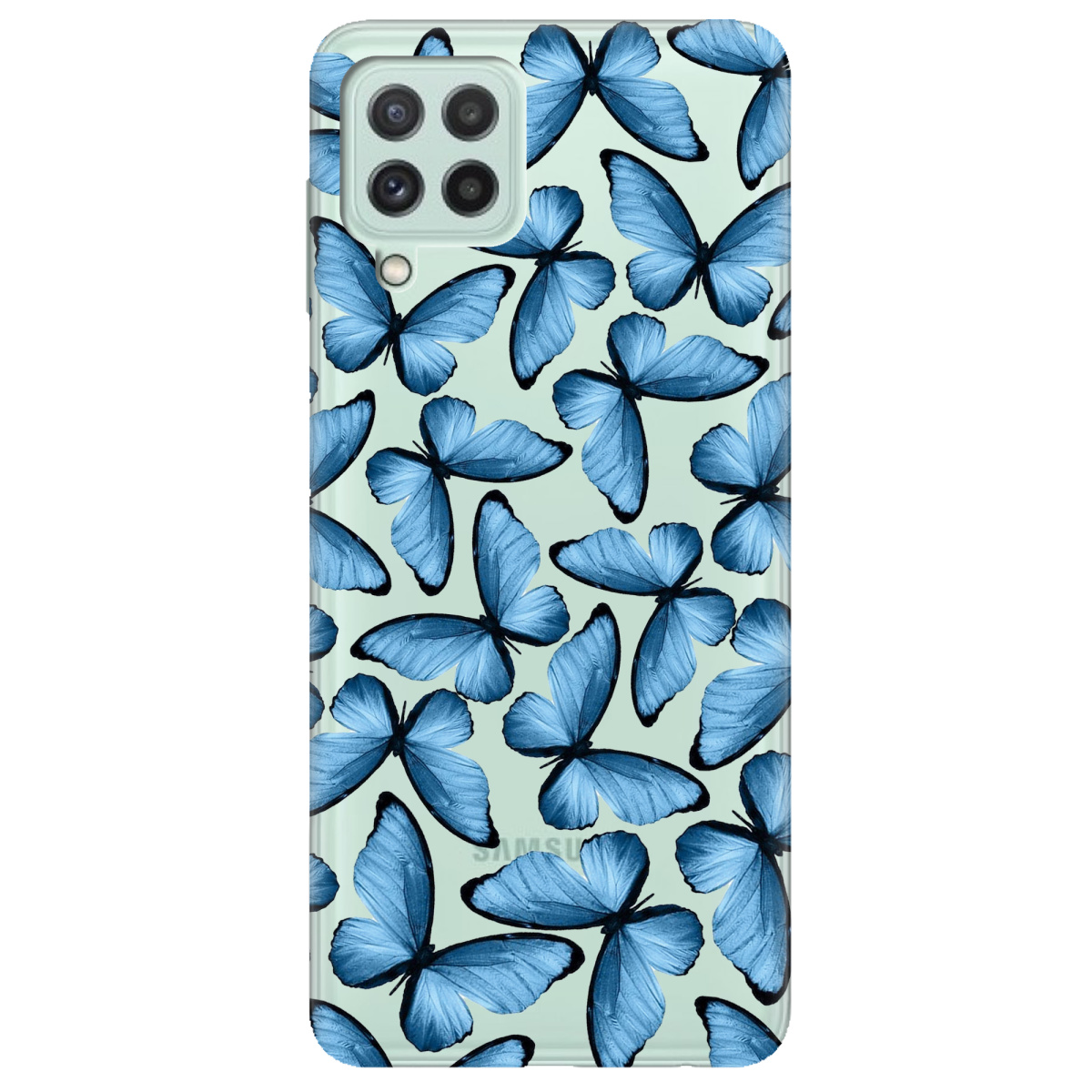 Чохол для Samsung Galaxy M32 Blue wings - фото 1 - Чохли для телефонів