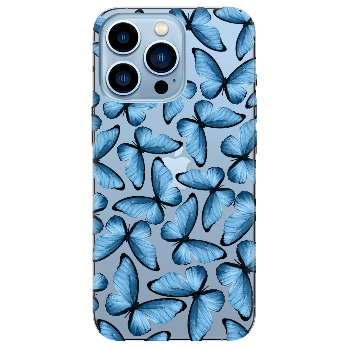 Чехол для Apple iPhone 13 Pro Max Blue wings - фото 1 - Чехлы для телефонов