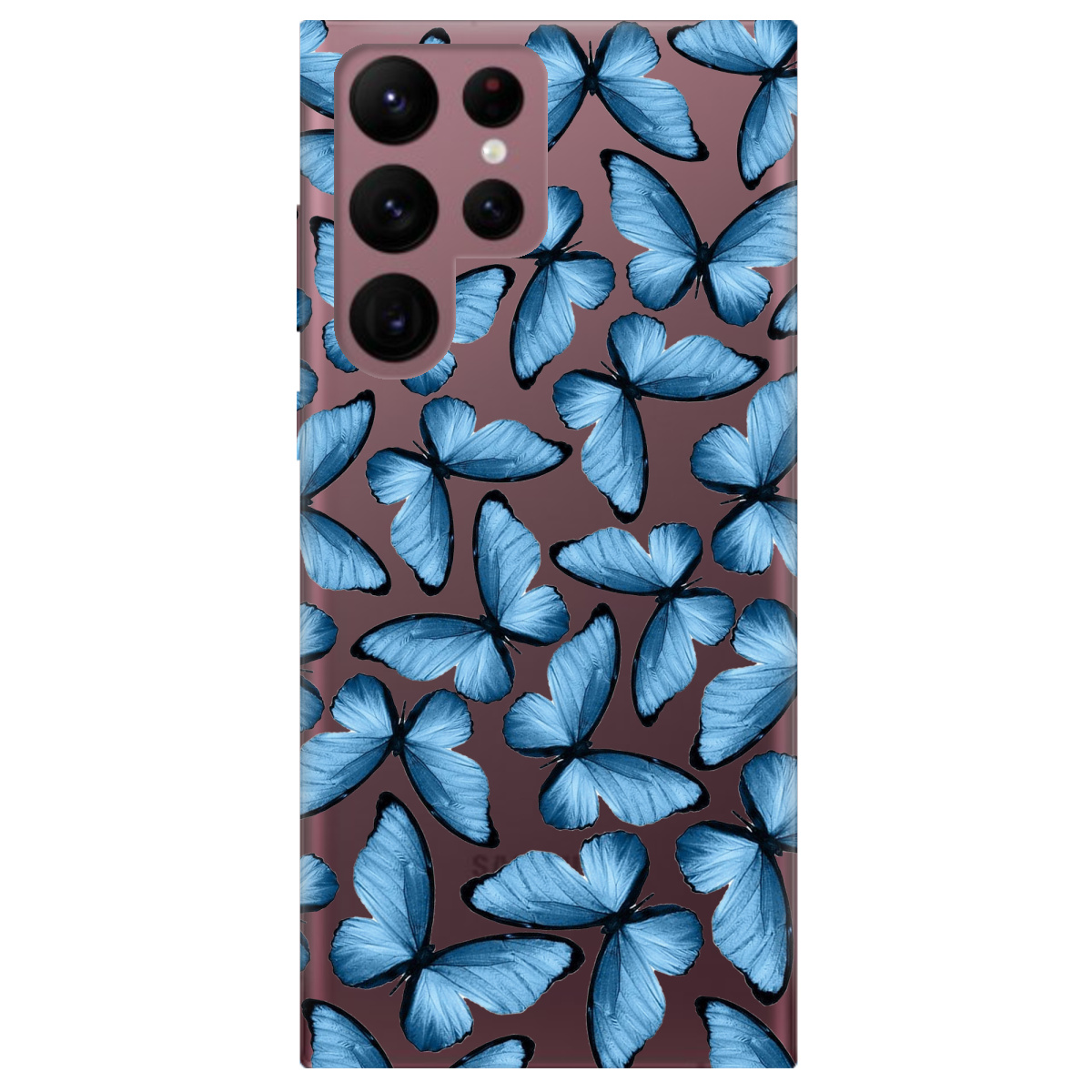 Чехол для Samsung Galaxy S22 Ultra Blue wings - фото 1 - Чехлы для телефонов