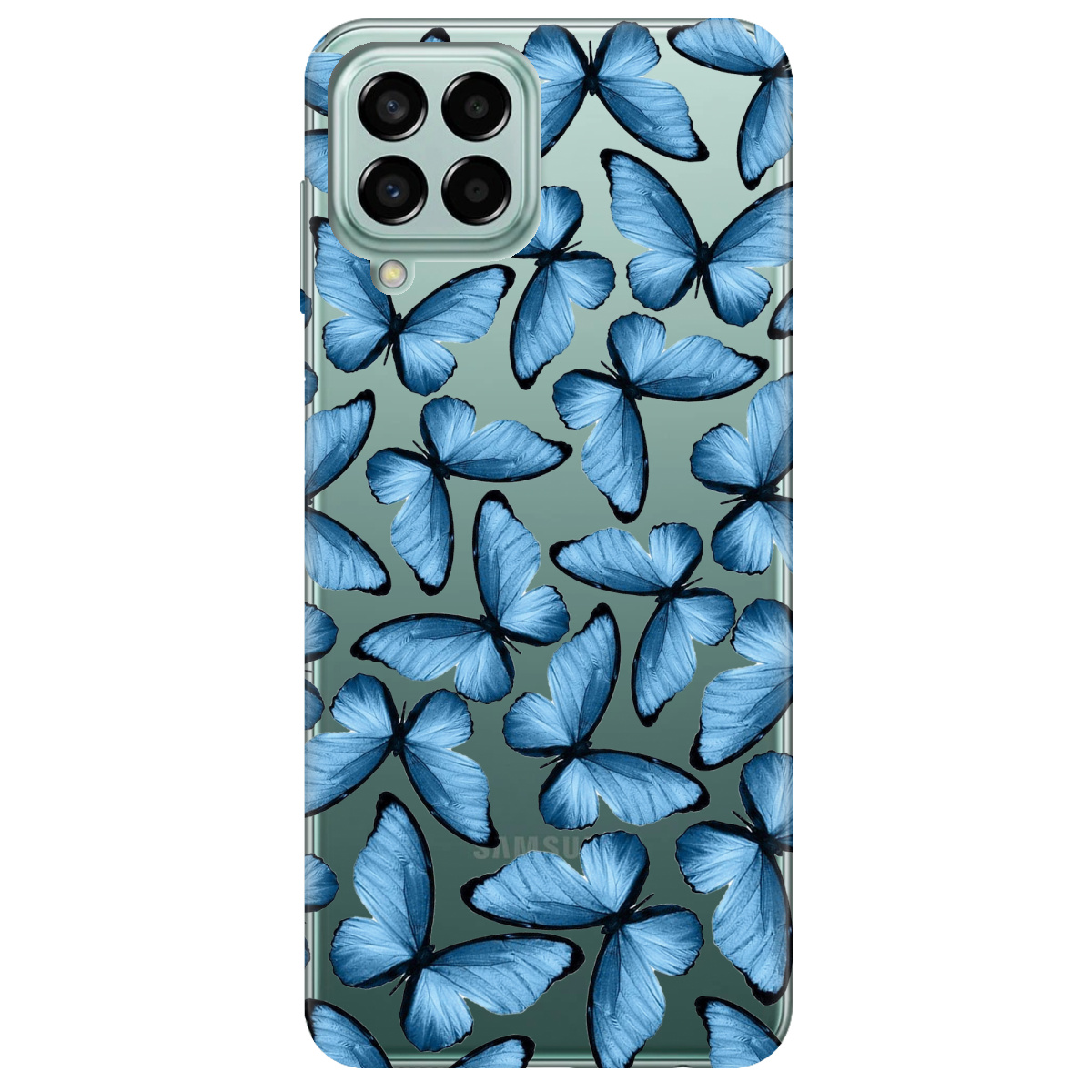 Чехол для Samsung Galaxy M33 5G Blue wings - фото 1 - Чехлы для телефонов