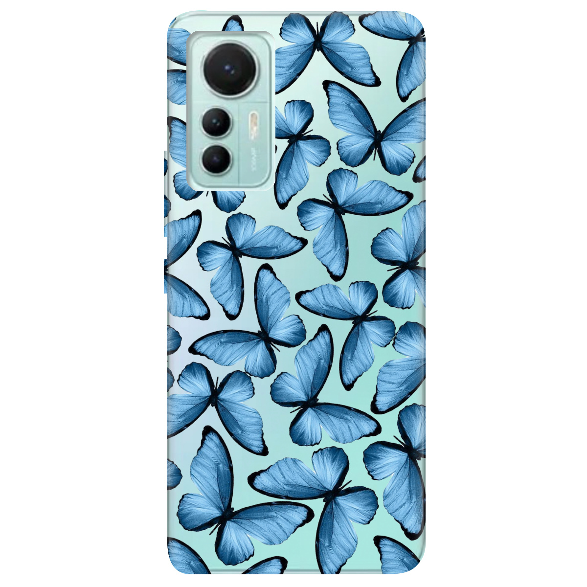 Чехол для Xiaomi 12 Lite Blue wings - фото 1 - Чехлы для телефонов