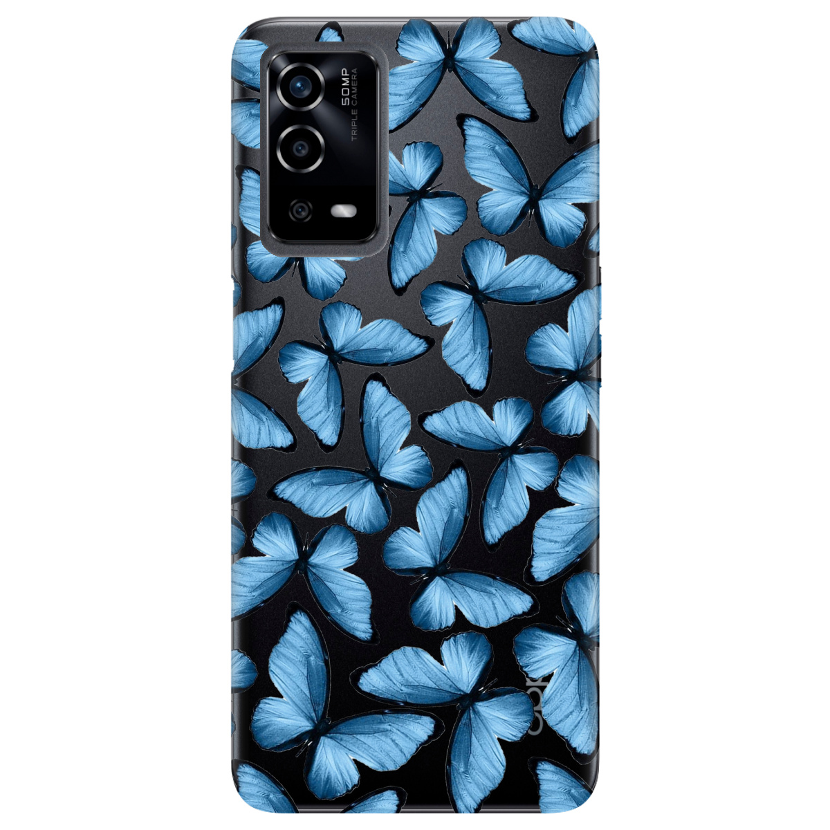 Чехол для Oppo A55 Blue wings - фото 1 - Чехлы для телефонов