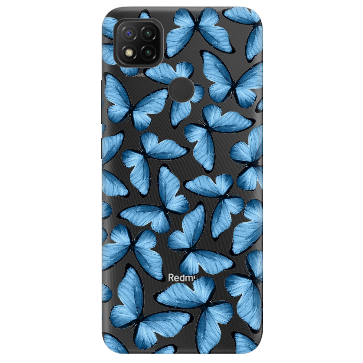 Чехол для Xiaomi Redmi 10A Blue wings - фото 1 Чехол для Xiaomi Redmi 10A Blue wings - фото 1 - Чехлы для телефонов