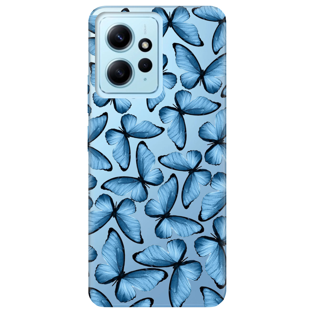 Чехол для Xiaomi Redmi Note 12 4G Blue wings - фото 1 - Чехлы для телефонов