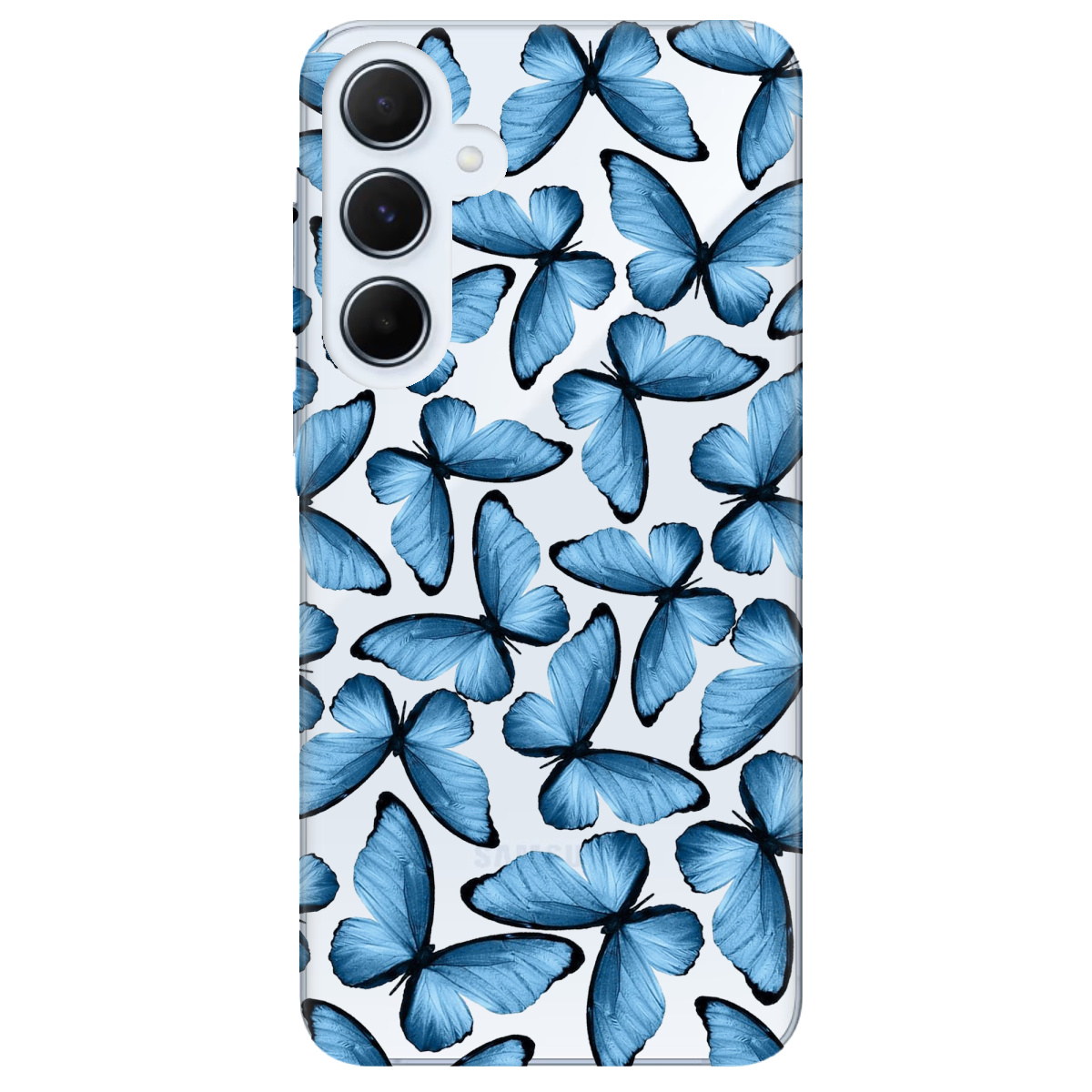 Чехол для Samsung Galaxy A55 Blue wings - фото 1 - Чехлы для телефонов