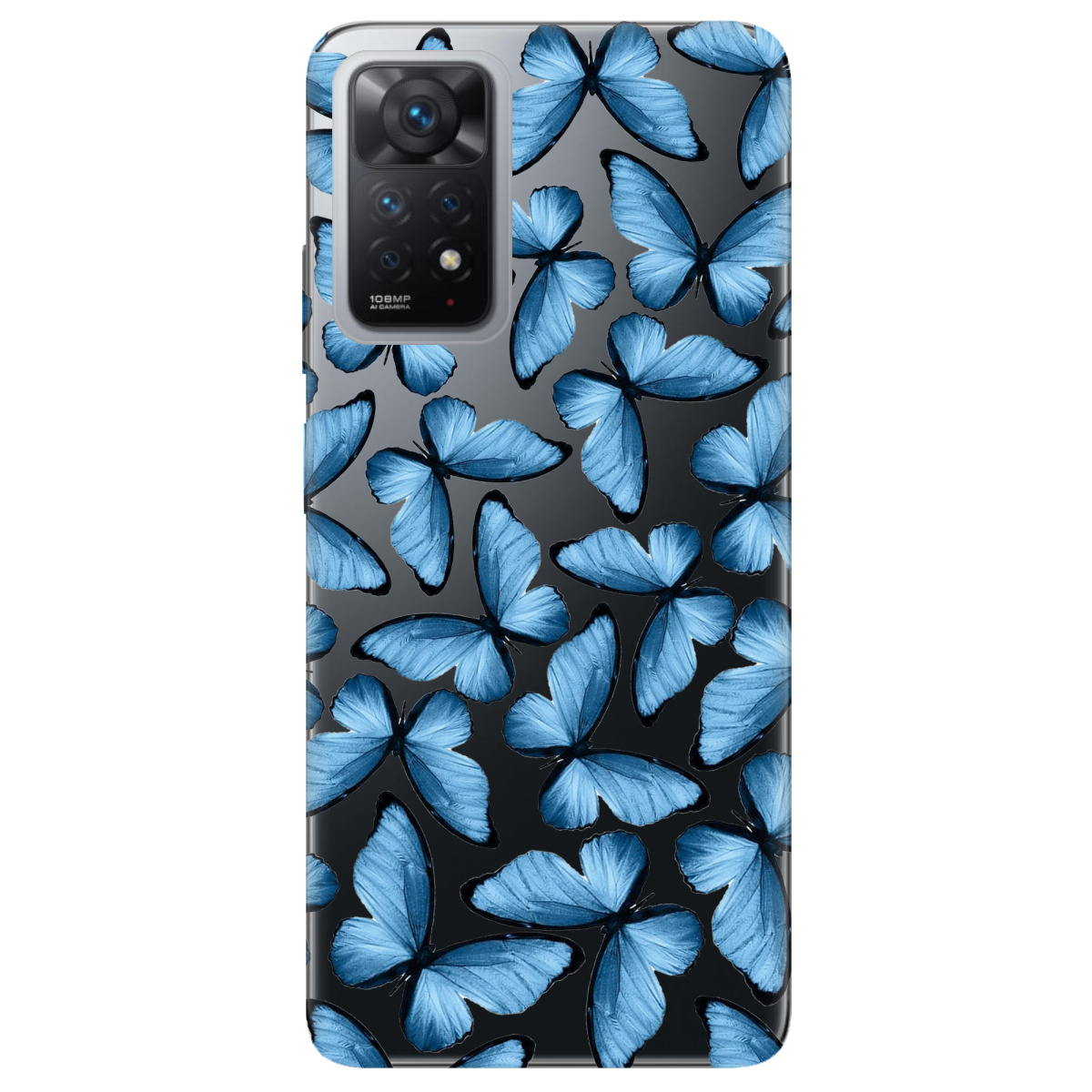 Чехол для Xiaomi Redmi Note 12 Pro 4G Blue wings - фото 1 Чехол для Xiaomi Redmi Note 12 Pro 4G Blue wings - фото 1 - Чехлы для телефонов