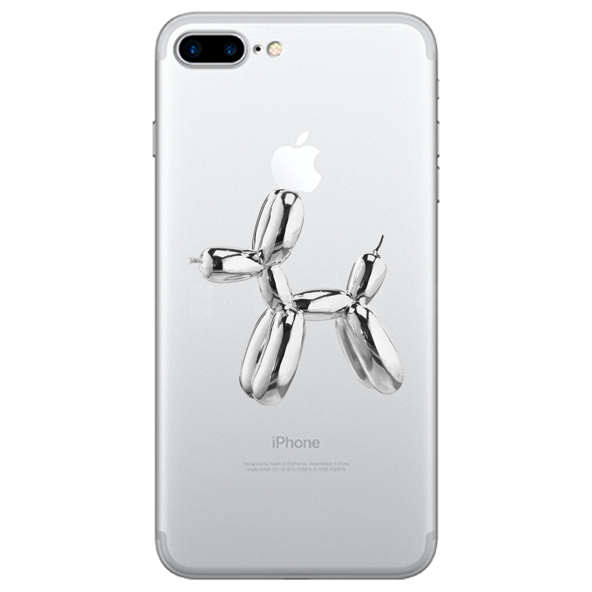 Чохол для Apple iPhone 8 Plus Silver balloon - фото 1 - Чохли для телефонів