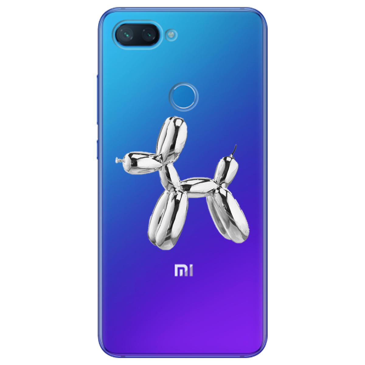 Чехол для Xiaomi Mi 8 Lite Silver balloon - фото 1 - Чехлы для телефонов