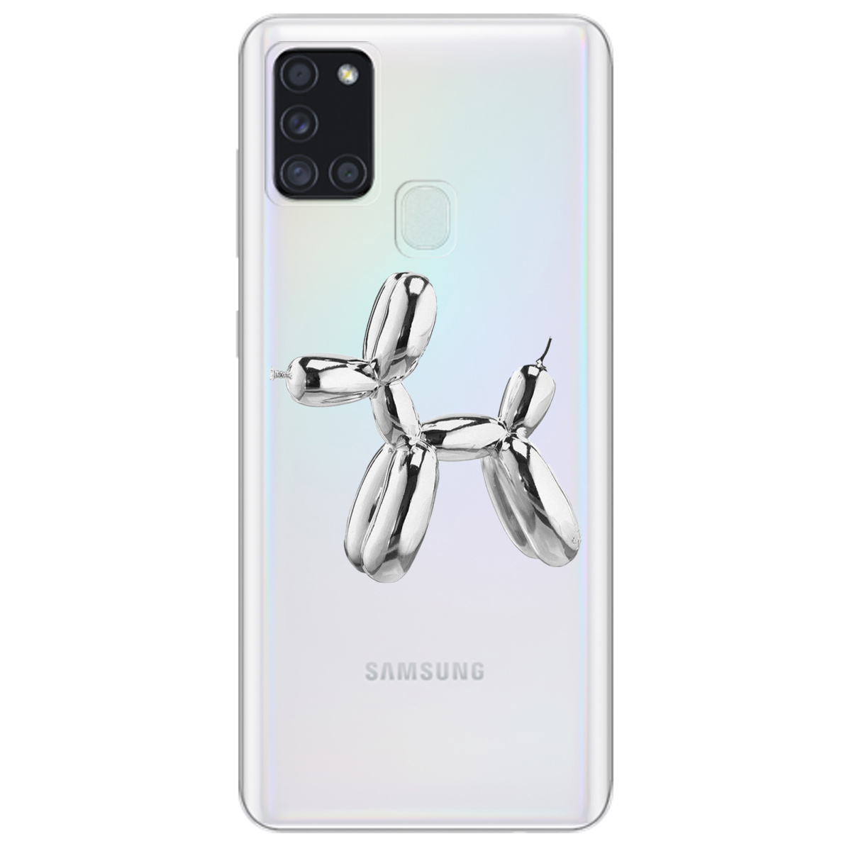 Чохол для Samsung Galaxy A21s Silver balloon - фото 1 - Чохли для телефонів