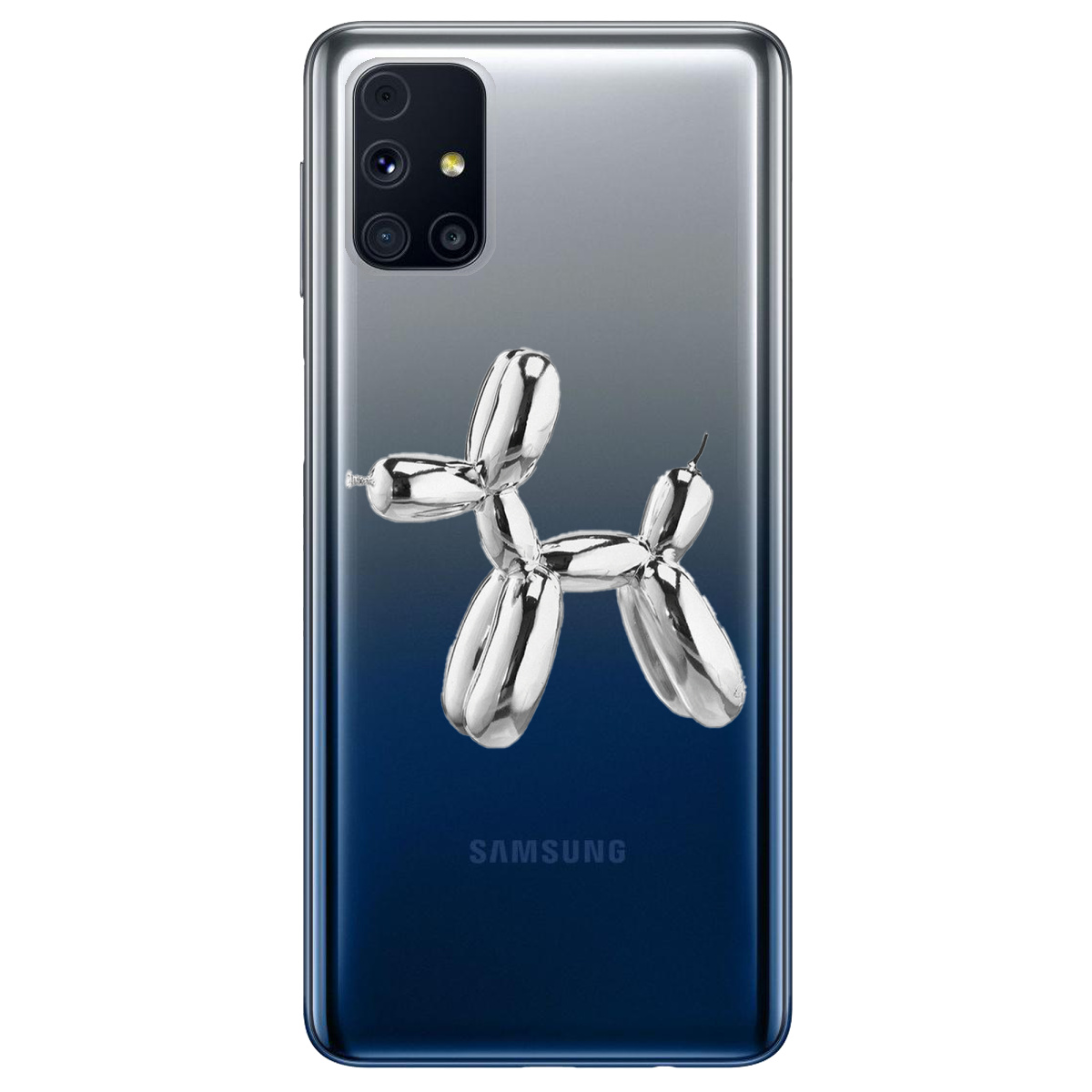 Чехол для Samsung Galaxy M31s Silver balloon - фото 1 - Чехлы для телефонов