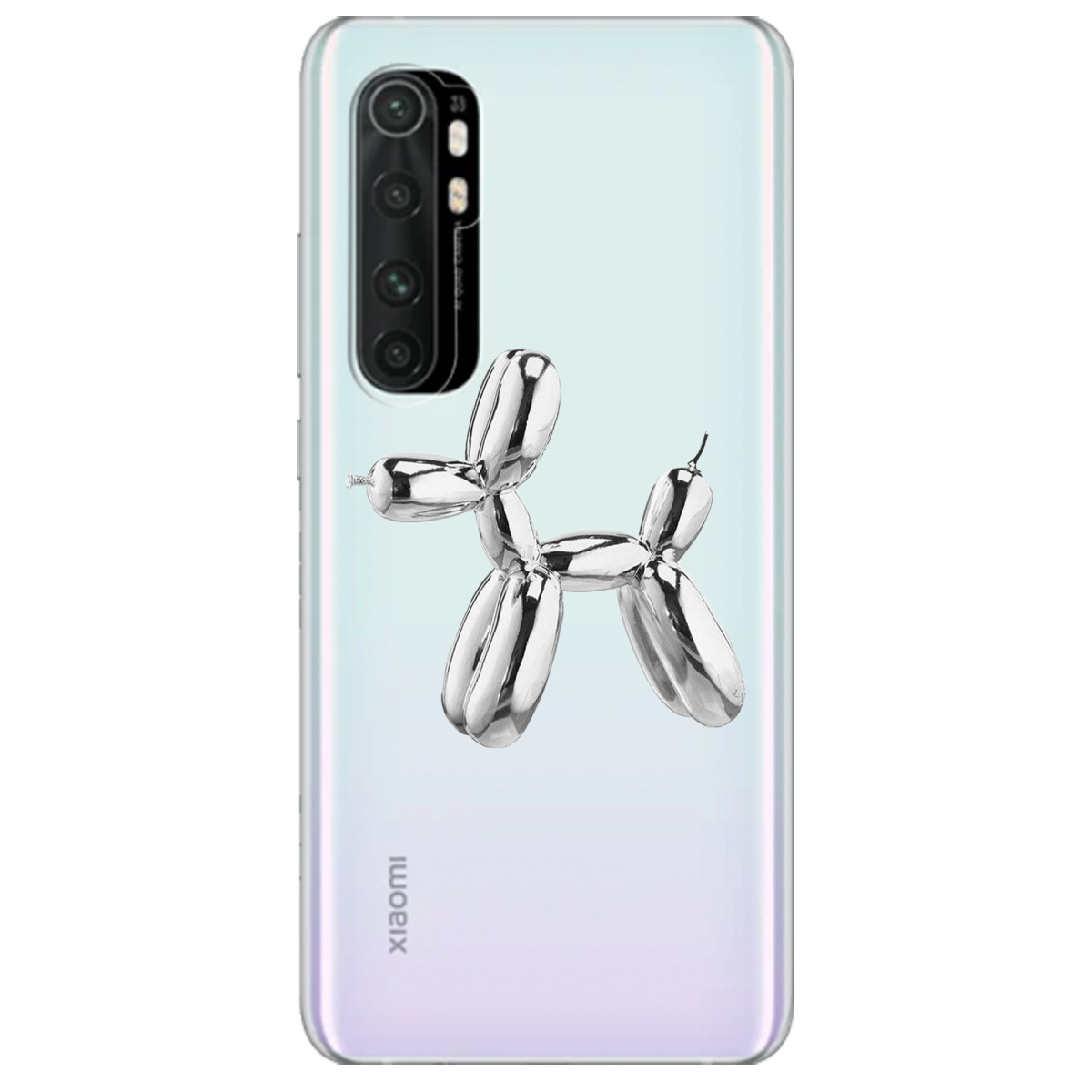 Чехол для Xiaomi Mi Note 10 Lite Silver balloon - фото 1 Чехол для Xiaomi Mi Note 10 Lite Silver balloon - фото 1 - Чехлы для телефонов