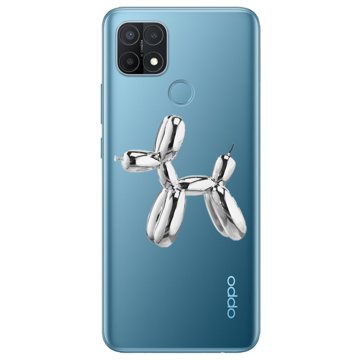 Чохол для Oppo A15s/ A15 Silver balloon - фото 1 - Чохли для телефонів