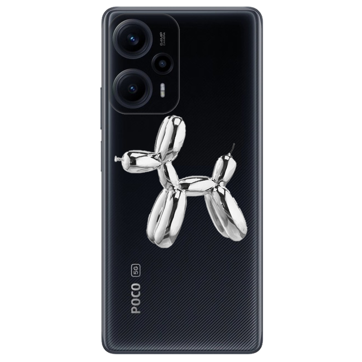 Чехол для Xiaomi Poco F5 Silver balloon - фото 1 - Чехлы для телефонов