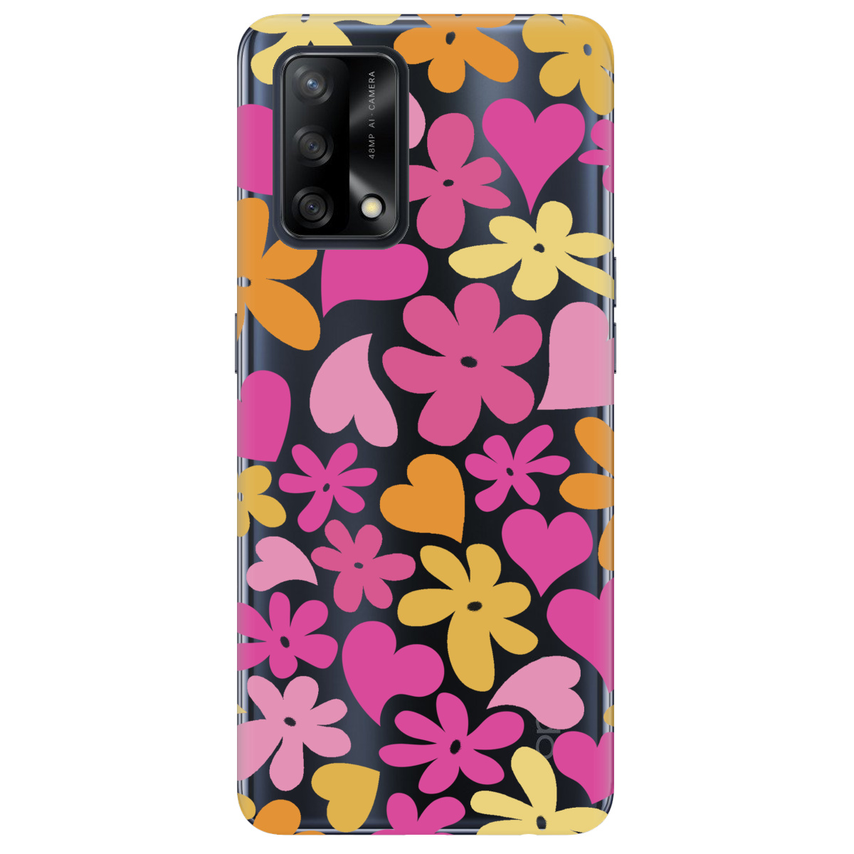 Чехол для Oppo A74 4G Blooming Love - фото 1 - Чехлы для телефонов