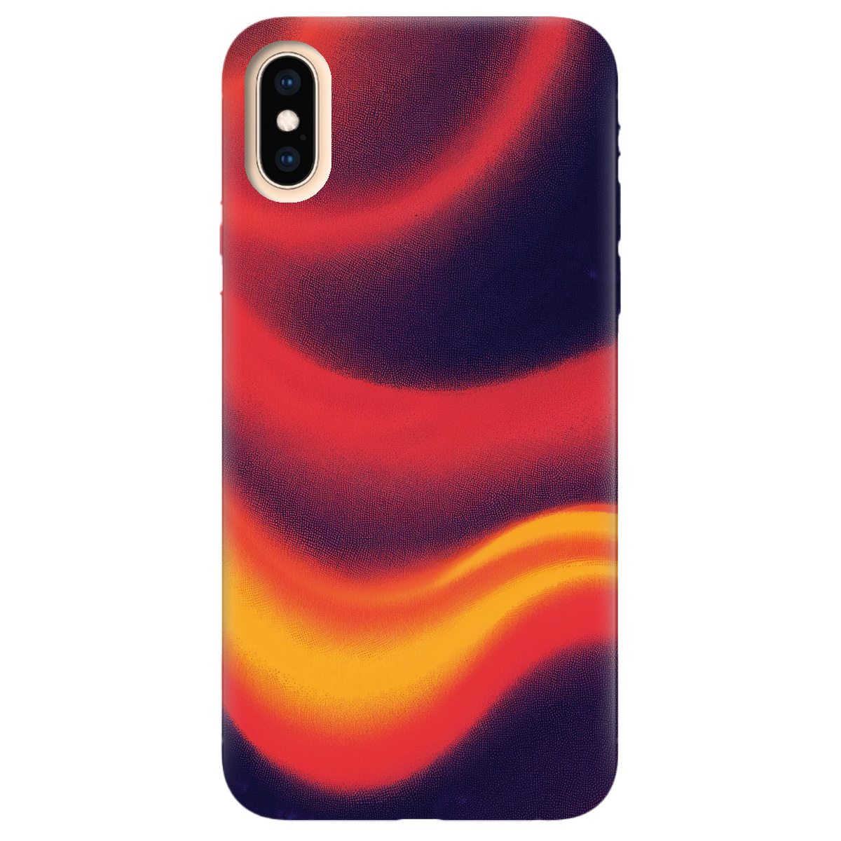 Чехол для Apple iPhone X Fiery Waves - фото 1 - Чехлы для телефонов