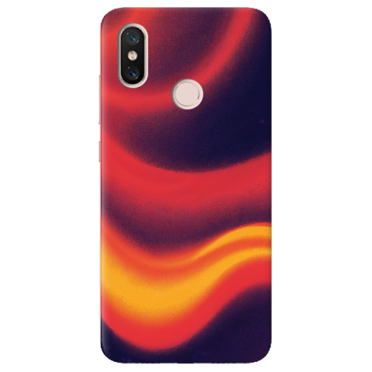 Чехол для Xiaomi Mi 8 Fiery Waves - фото 1 - Чехлы для телефонов