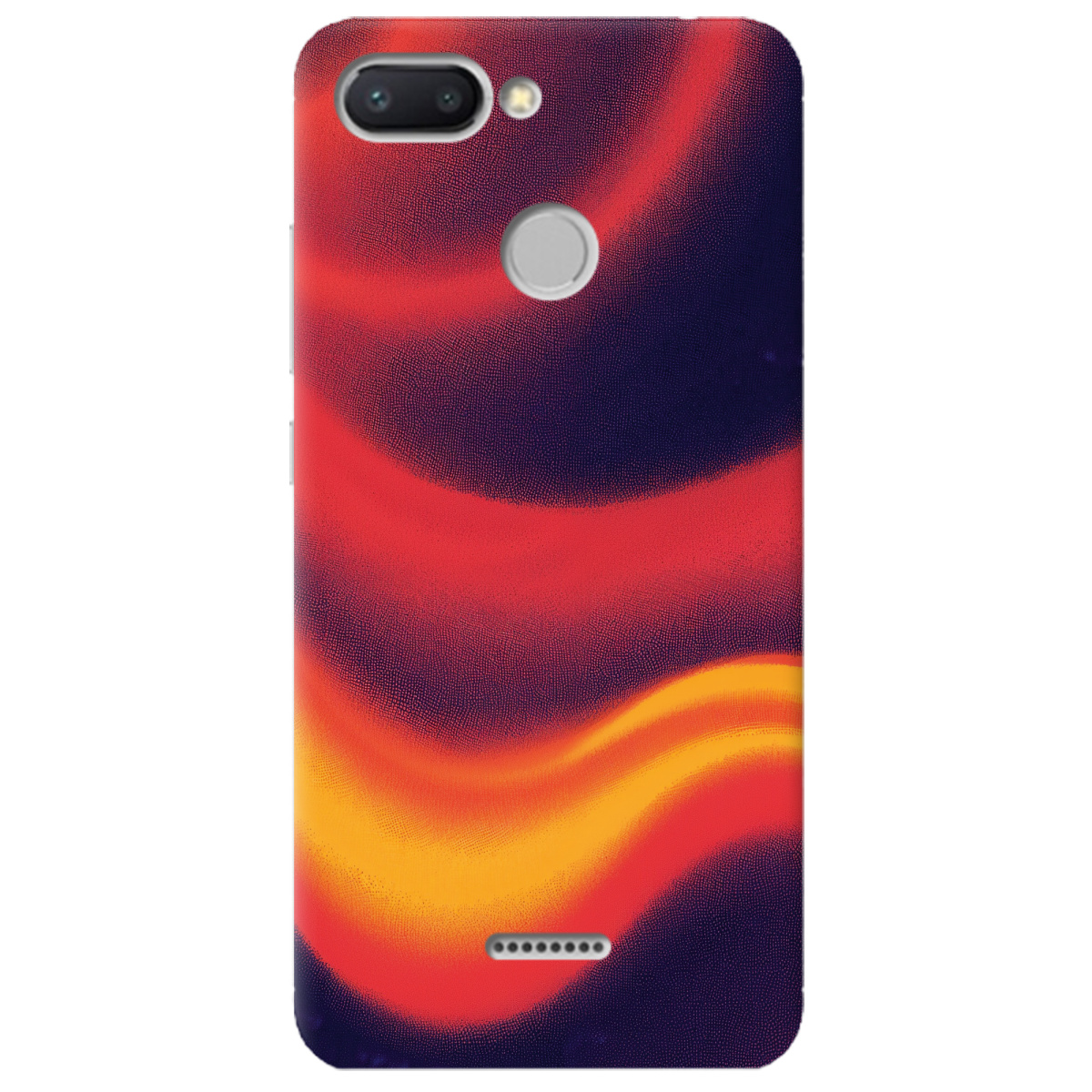 Чехол для Xiaomi Redmi 6 Fiery Waves - фото 1 Чехол для Xiaomi Redmi 6 Fiery Waves - фото 1 - Чехлы для телефонов