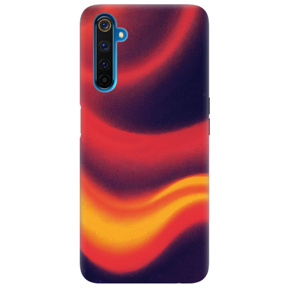 Чехол для Realme 6 Pro Fiery Waves - фото 1 - Чехлы для телефонов