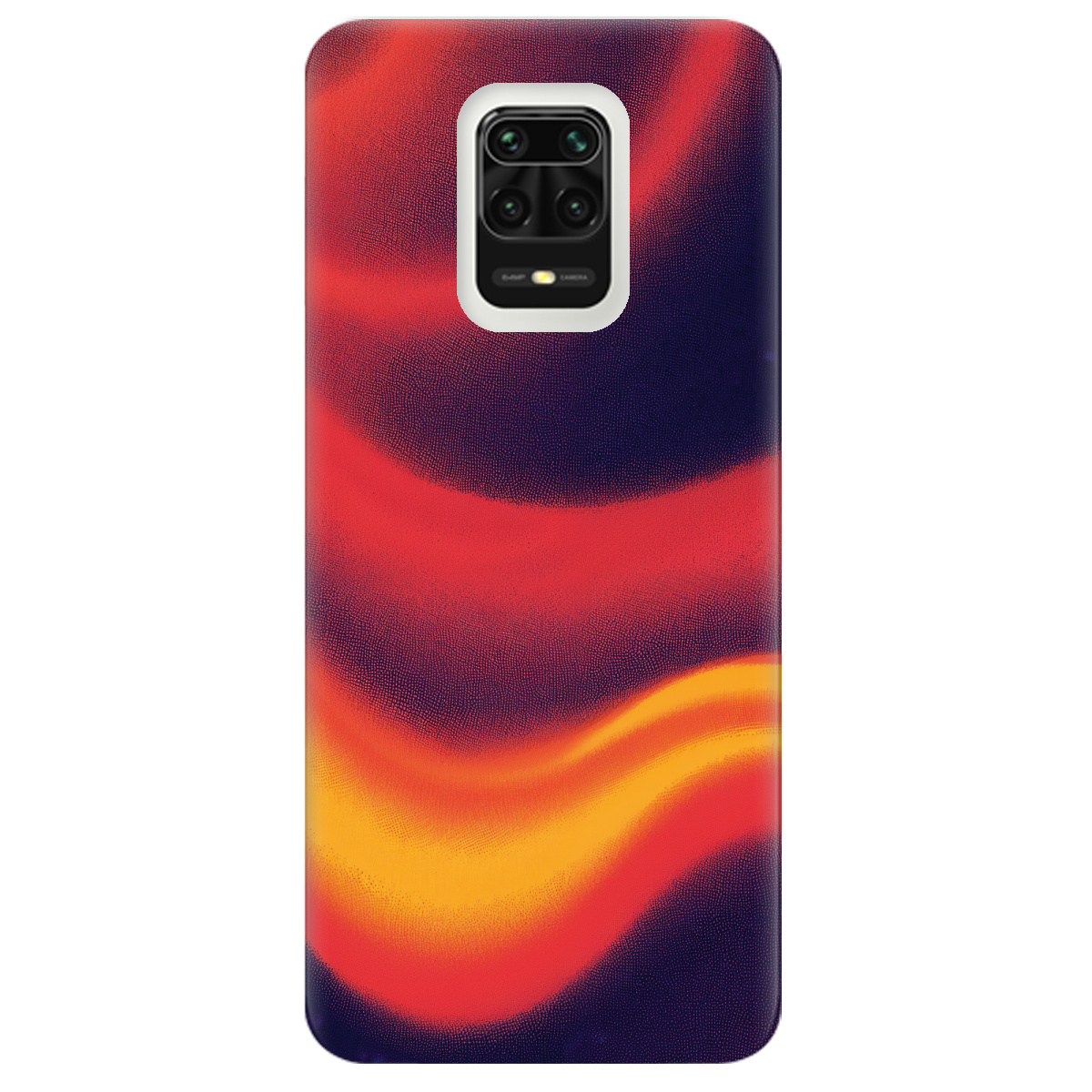 Чохол для Xiaomi Redmi Note 9 Pro Fiery Waves - фото 1 Чохол для Xiaomi Redmi Note 9 Pro Fiery Waves - фото 1 - Чохли для телефонів
