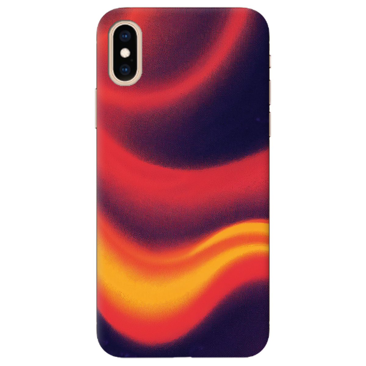 Чехол для Apple iPhone XS Max Fiery Waves - фото 1 - Чехлы для телефонов