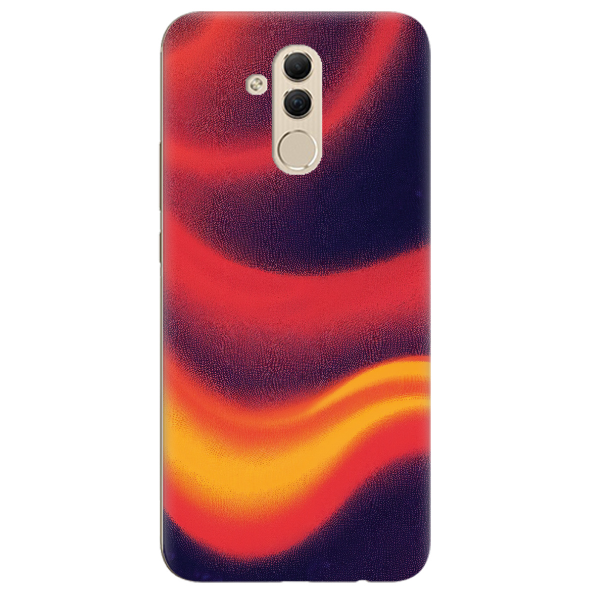 Чехол для Huawei Mate 20 Lite Fiery Waves - фото 1 Чехол для Huawei Mate 20 Lite Fiery Waves - фото 1 - Чехлы для телефонов