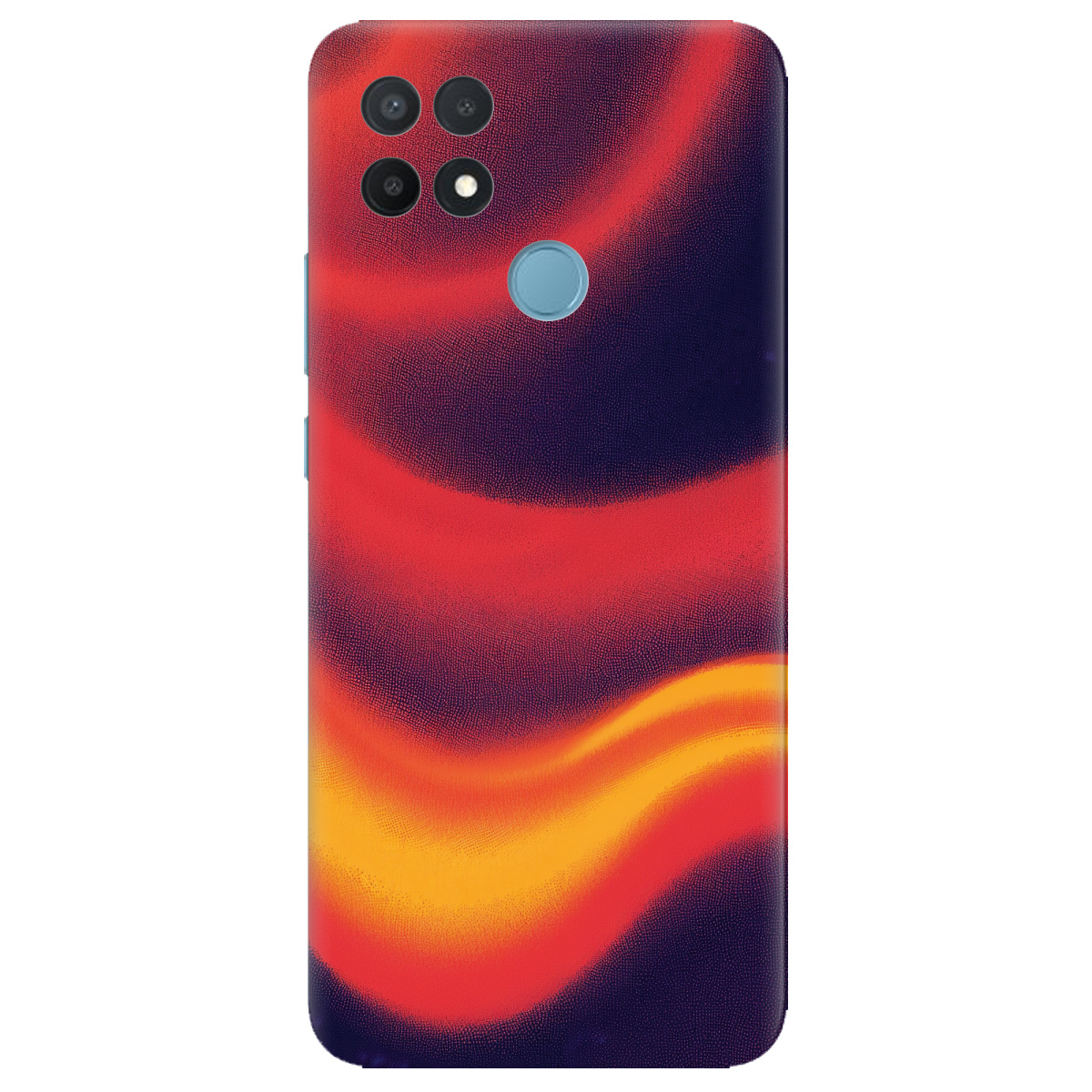 Чехол для Oppo A15s/ A15 Fiery Waves - фото 1 - Чехлы для телефонов