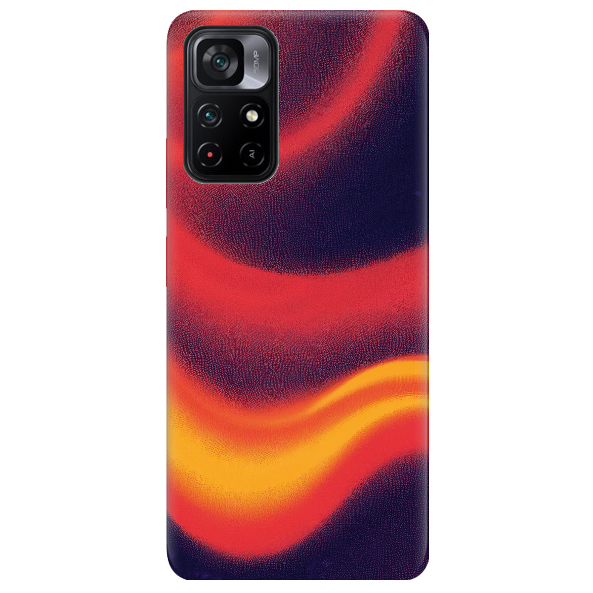 Чехол для Xiaomi Poco M4 Pro 5G Fiery Waves - фото 1 - Чехлы для телефонов