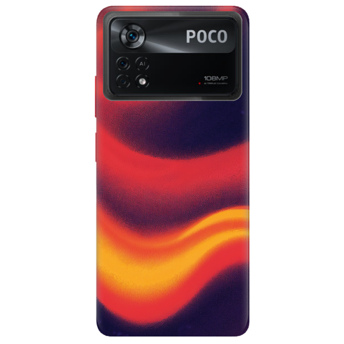 Чехол для Xiaomi Poco X4 Pro 5G Fiery Waves - фото 1 - Чехлы для телефонов