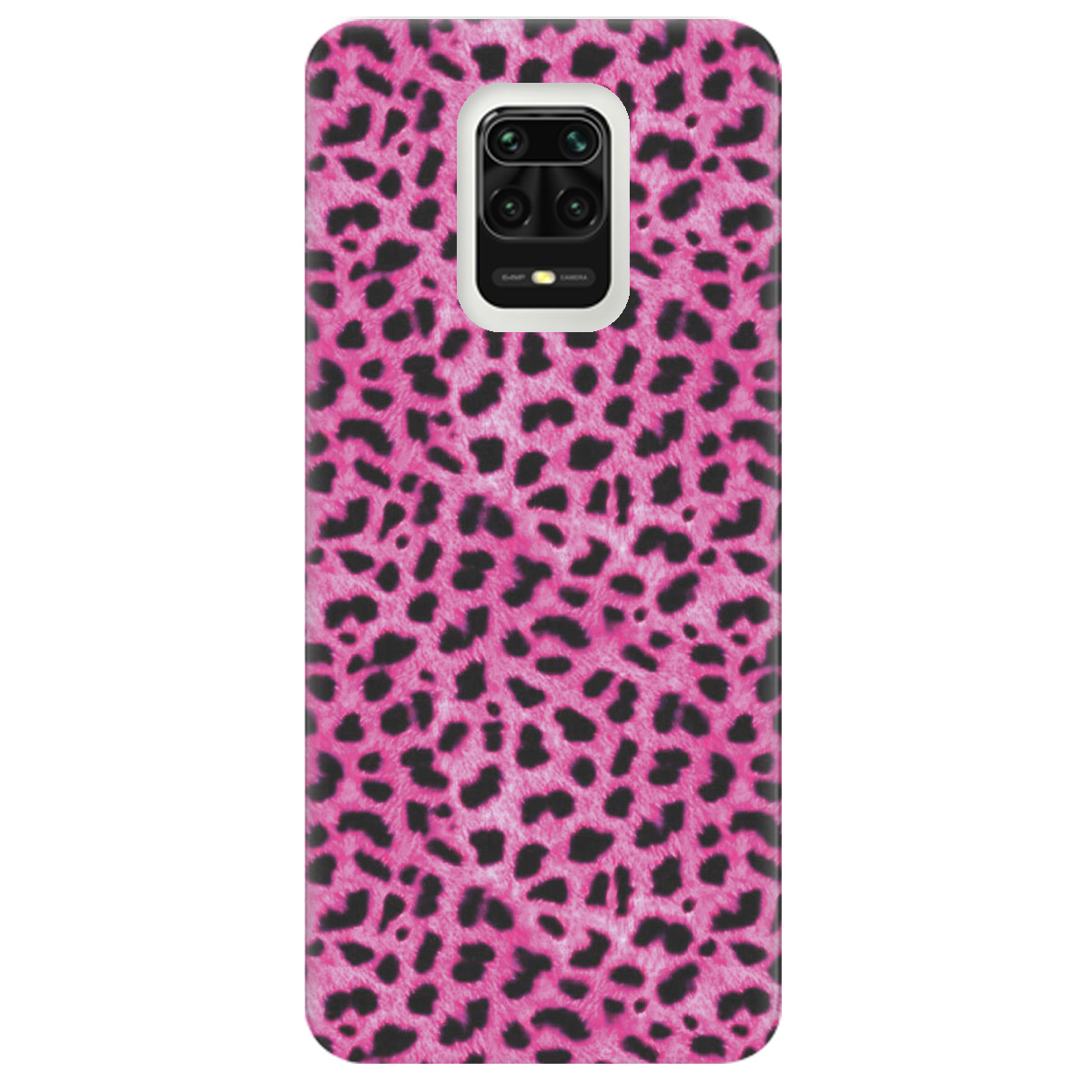 Чехол для Xiaomi Redmi Note 9 Pro Pink Leopard - фото 1 - Чехлы для телефонов