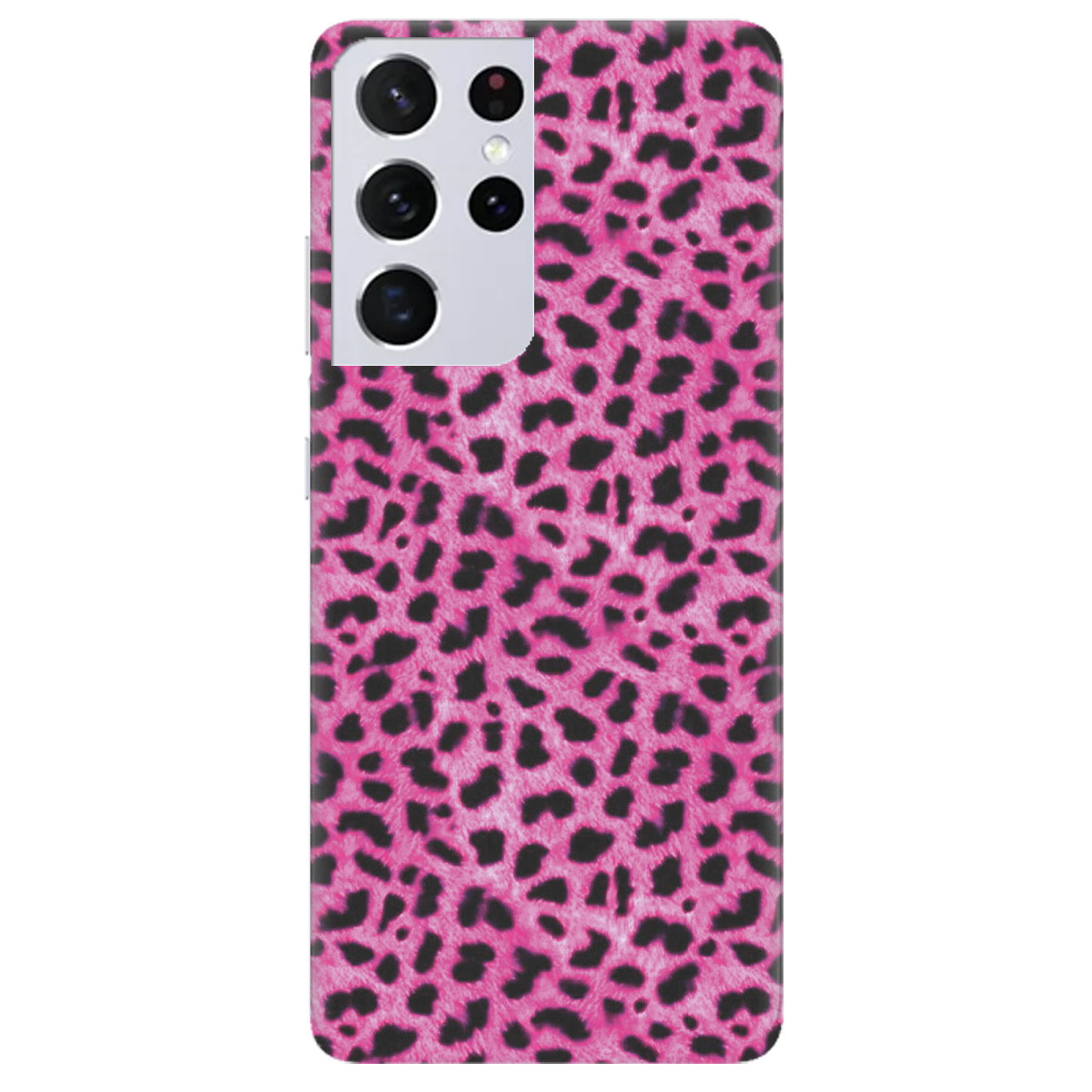 Чехол для Samsung Galaxy S21 Ultra Pink Leopard - фото 1 - Чехлы для телефонов