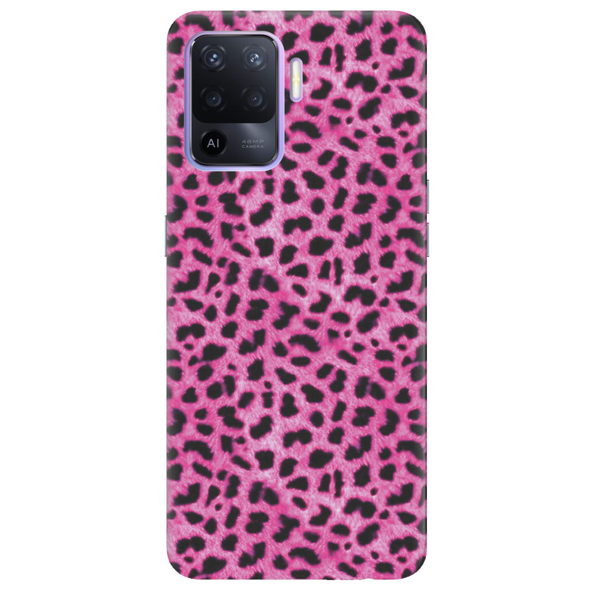 Чохол для Oppo Reno 5 Lite Pink Leopard - фото 1 Чохол для Oppo Reno 5 Lite Pink Leopard - фото 1 - Чохли для телефонів