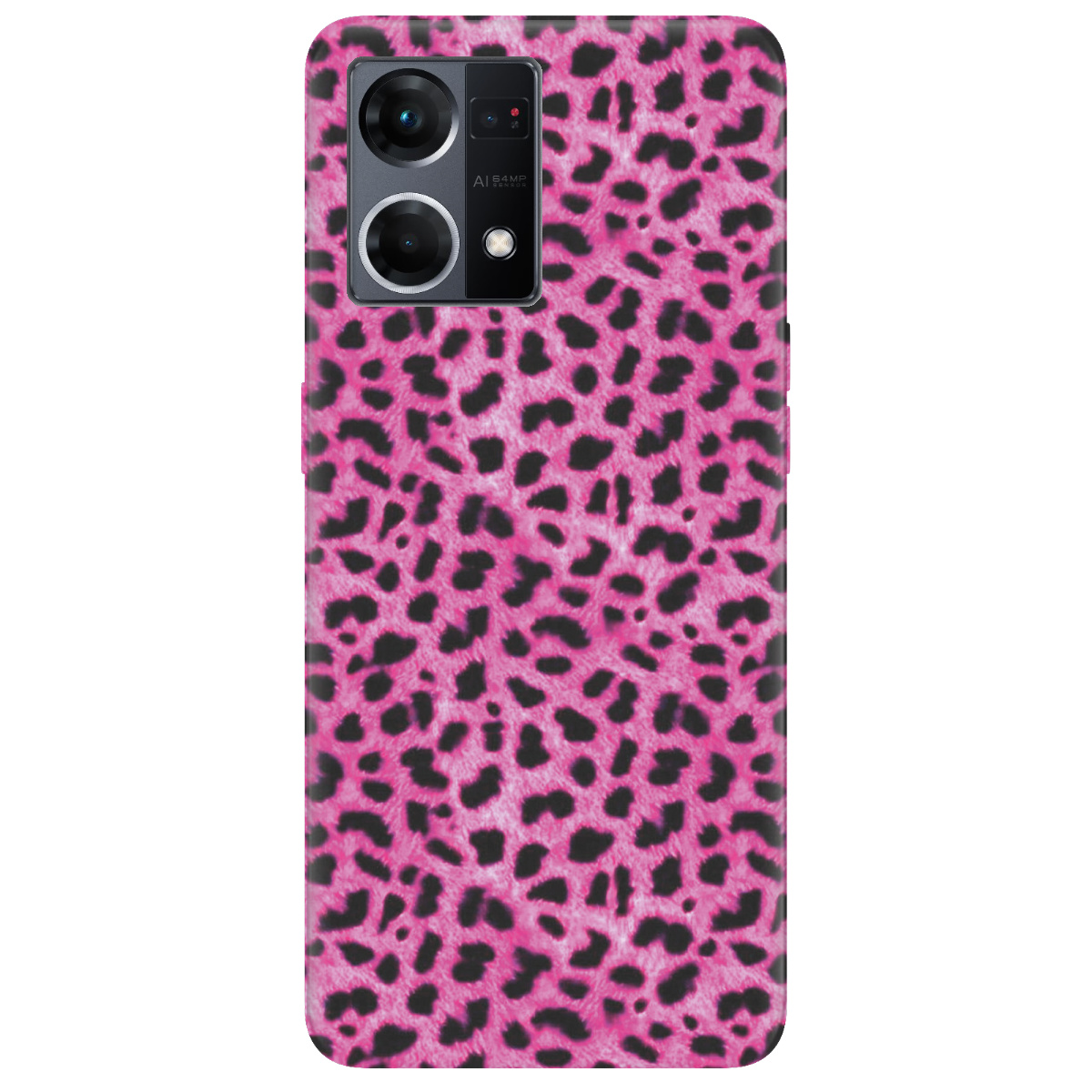 Чохол для Oppo Reno  7 4G Pink Leopard - фото 1 - Чохли для телефонів