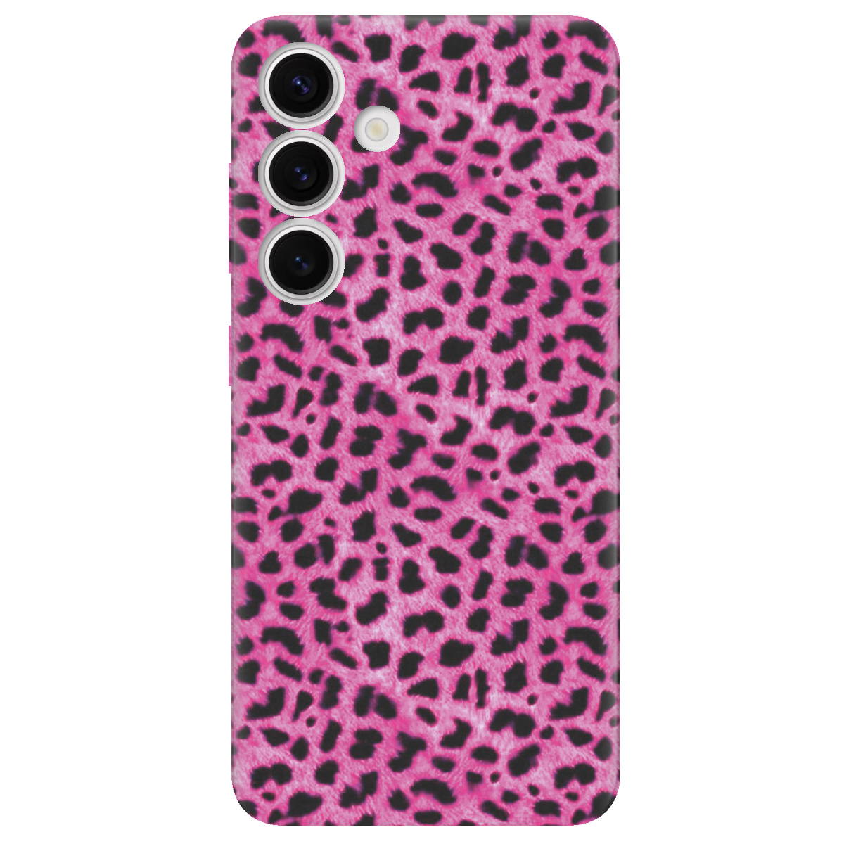 Чехол для Samsung Galaxy S25 Pink Leopard - фото 1 - Чехлы для телефонов